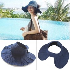 Mujer&apos;s Cotton Beach Bucket Hat Wide Brim Outdoor Sun Protection Hat Adjustable  eb-08320359